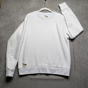 Tracksmith Sweatshirt Crewneck Light Gray Fleece Pullover Women's Small